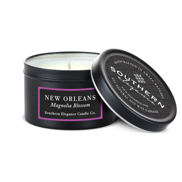 Southern Elegance Candle Company New Orleans Magnolia Blossom Scented
